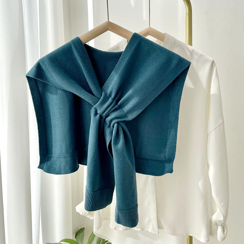 Fashion Shawl All-match Solid Color Scarf