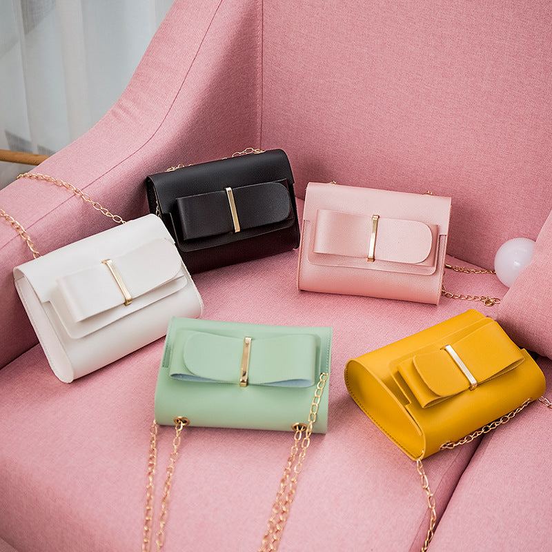 One Shoulder Crossbody Bag Solid Color Casual