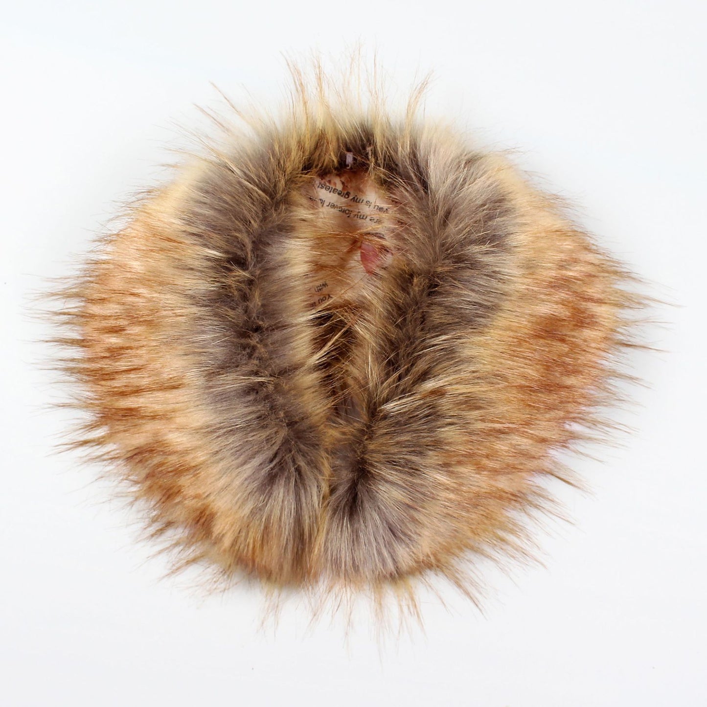 Faux Fox Fur And Rabbit Shawl