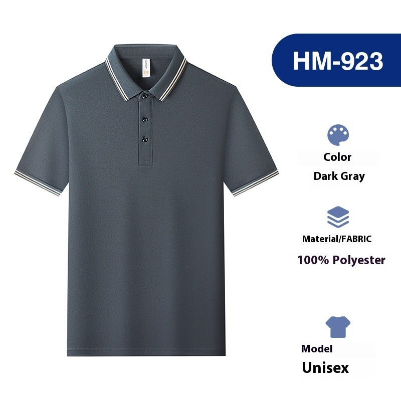 Lapel Polo Shirt Summer Work Clothes