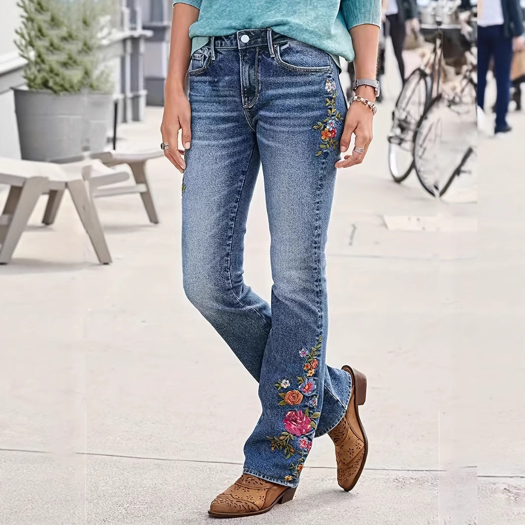 High-elasticity Denim Jeans Instagram-style Trendy Slimming Fit