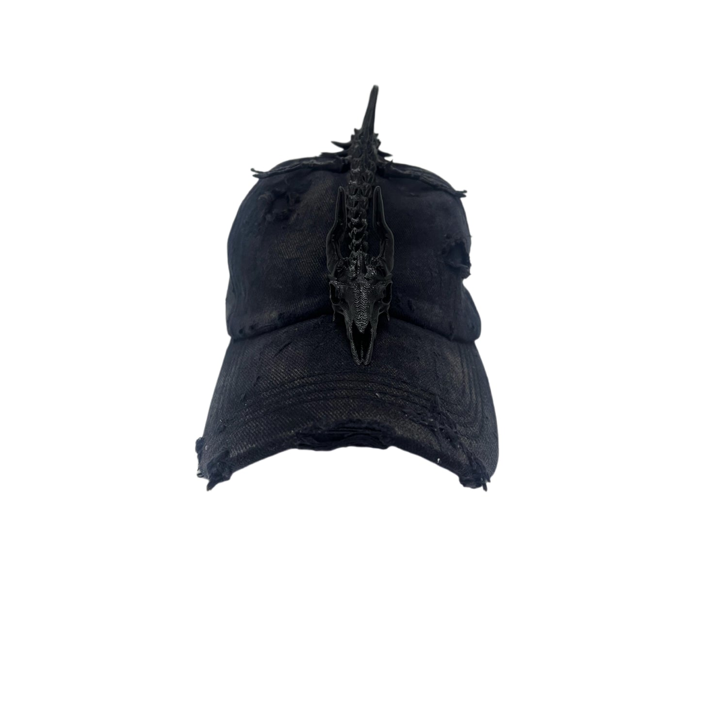 Hand-damaged Worn Looking Washed-out Hat