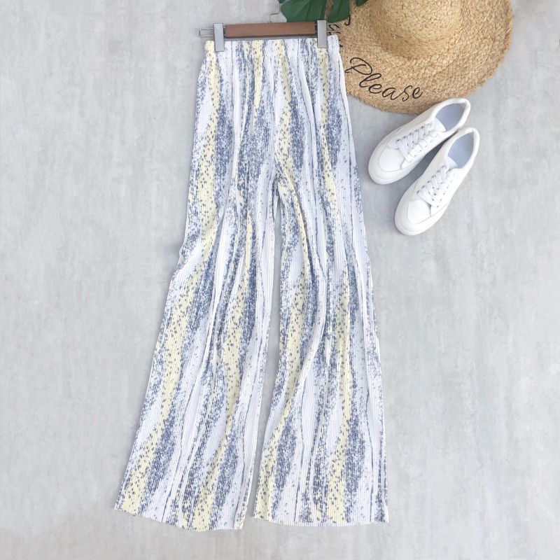 Spring And Summer Women's Wide-legged Pants High Waist Pleated