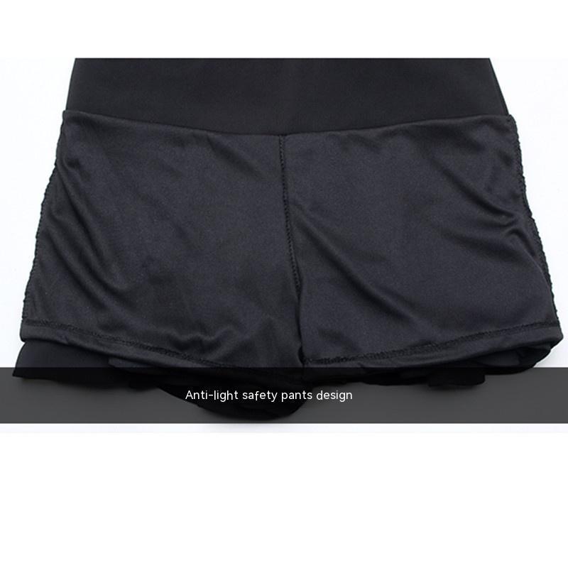 New Spring And Autumn High Waist Stretch Pleated Chiffon