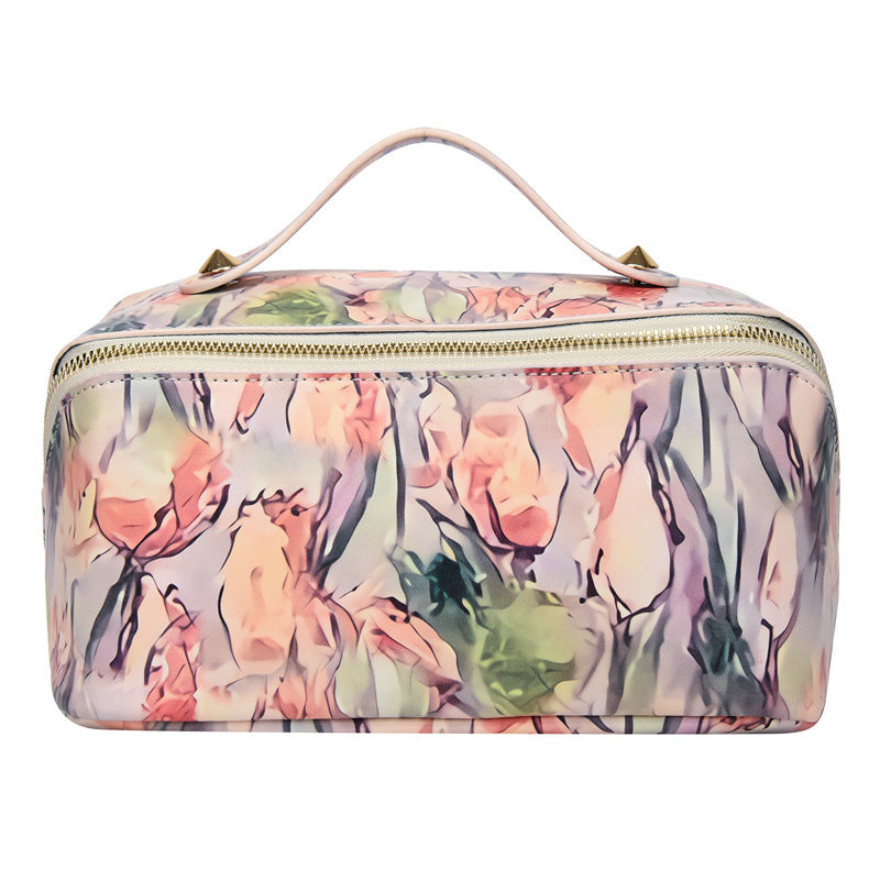 New Good-looking Graffiti Cosmetic Bag Portable Large Capacity Travel Convenient Handbag