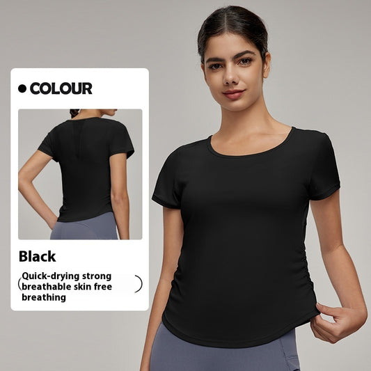 Mesh Stitching Breathable Exercise Top