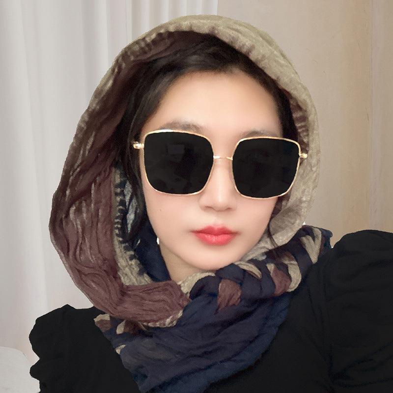 Hand-woven Hair Braid Scarf Girls Fashion Thin Scarf