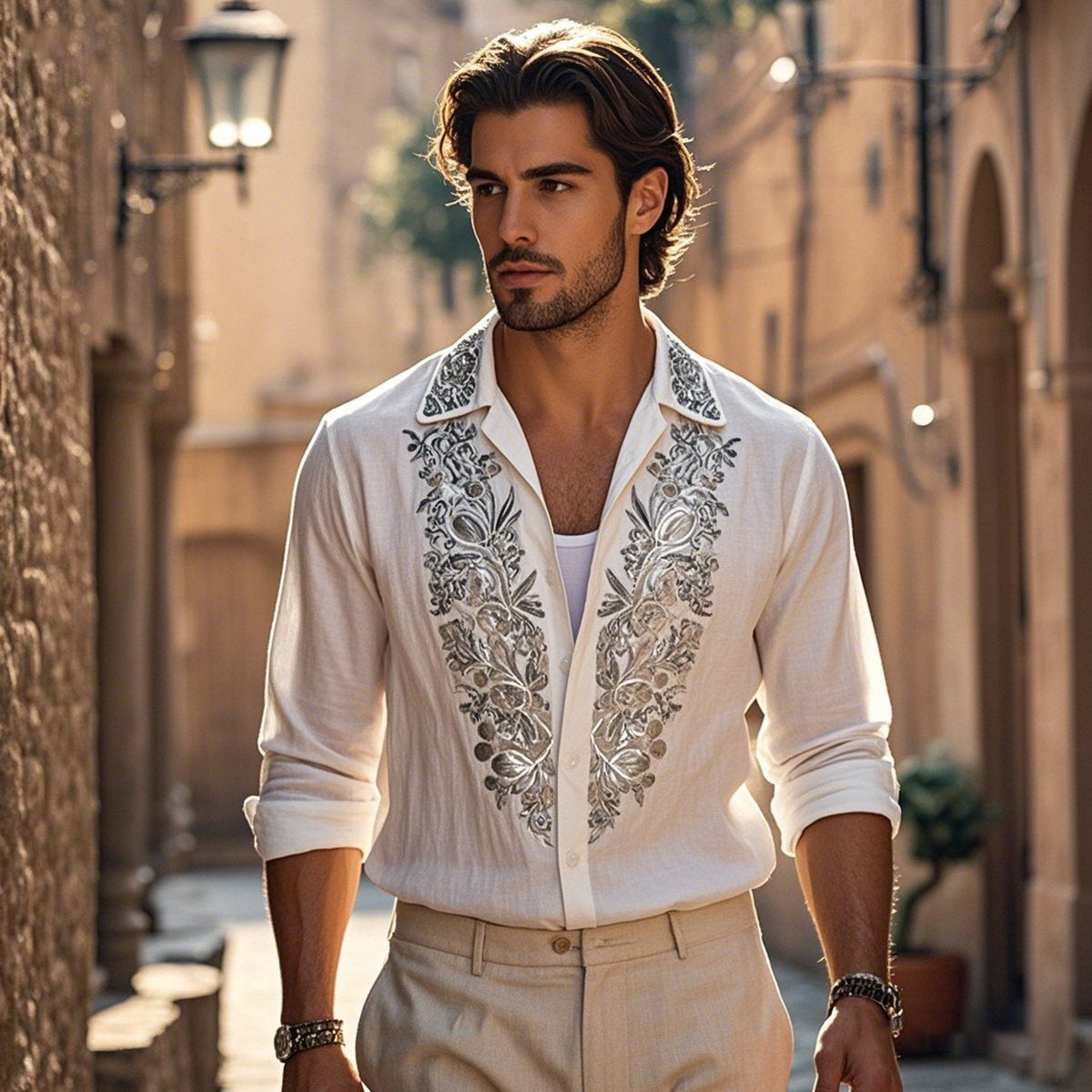 Printed Underwater Short-Sleeve Summer New Men's