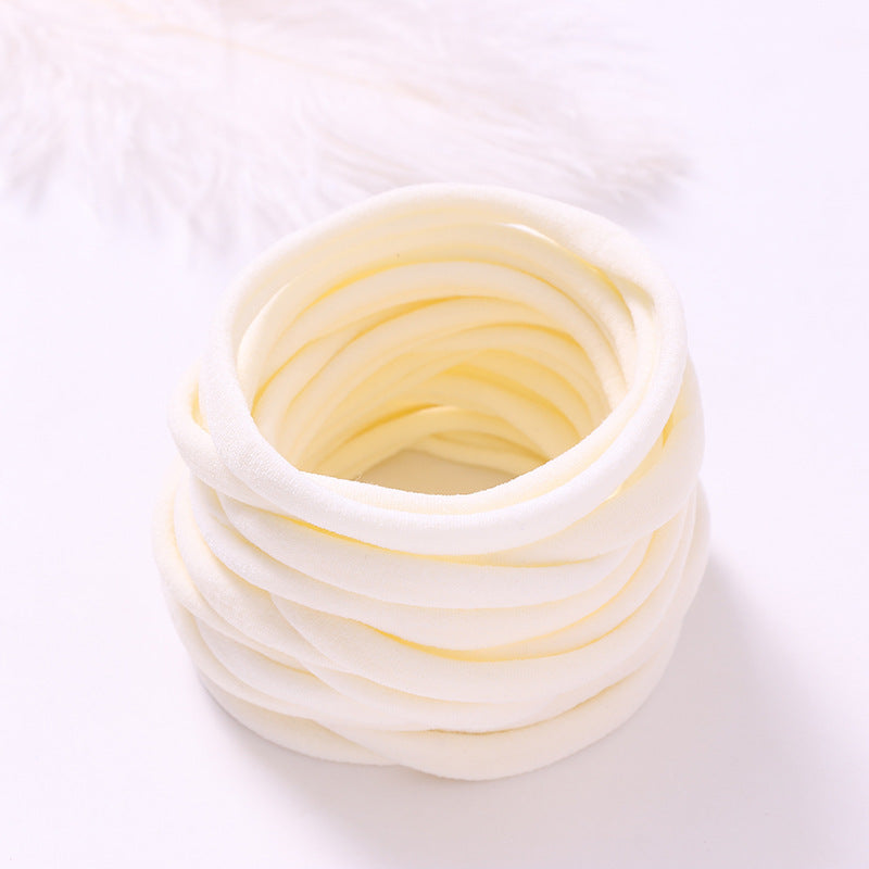 European And American INS Seamless Nylon Fine Hair Band Children's Hair Ring Handmade DIY Baby Headband