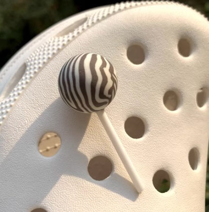 Shoe Flower Lollipop Macaron Cave Shoes Decoration Flower Hole Hole School Bag Decoration