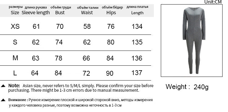 Spring And Summer New V-neck Tight Women's Personalized Jumpsuit