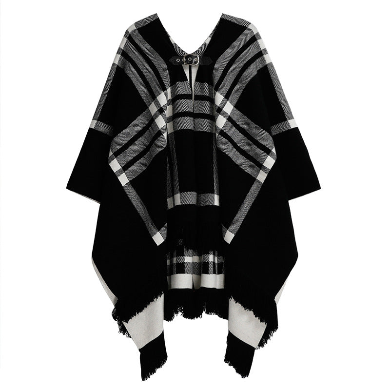 Women's Fashion Simple Double-sided Shawl
