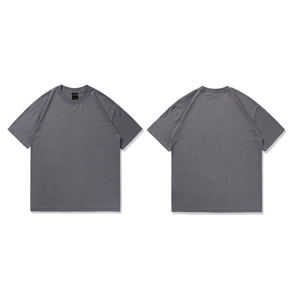 Solid Color BASIC Oversize Cotton T-shirt