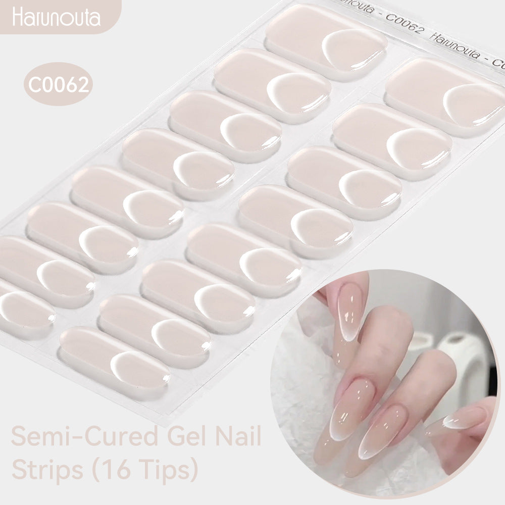 Nail Stickers UV Gel Nail Sticker Semi-curing