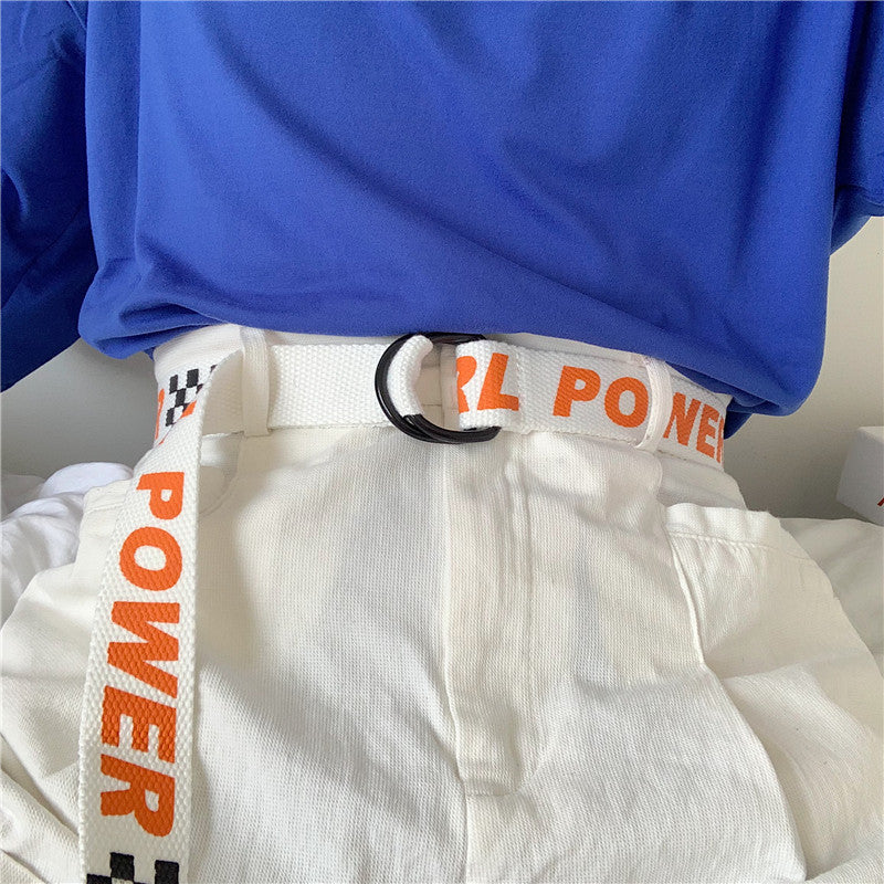 Letter BF belt