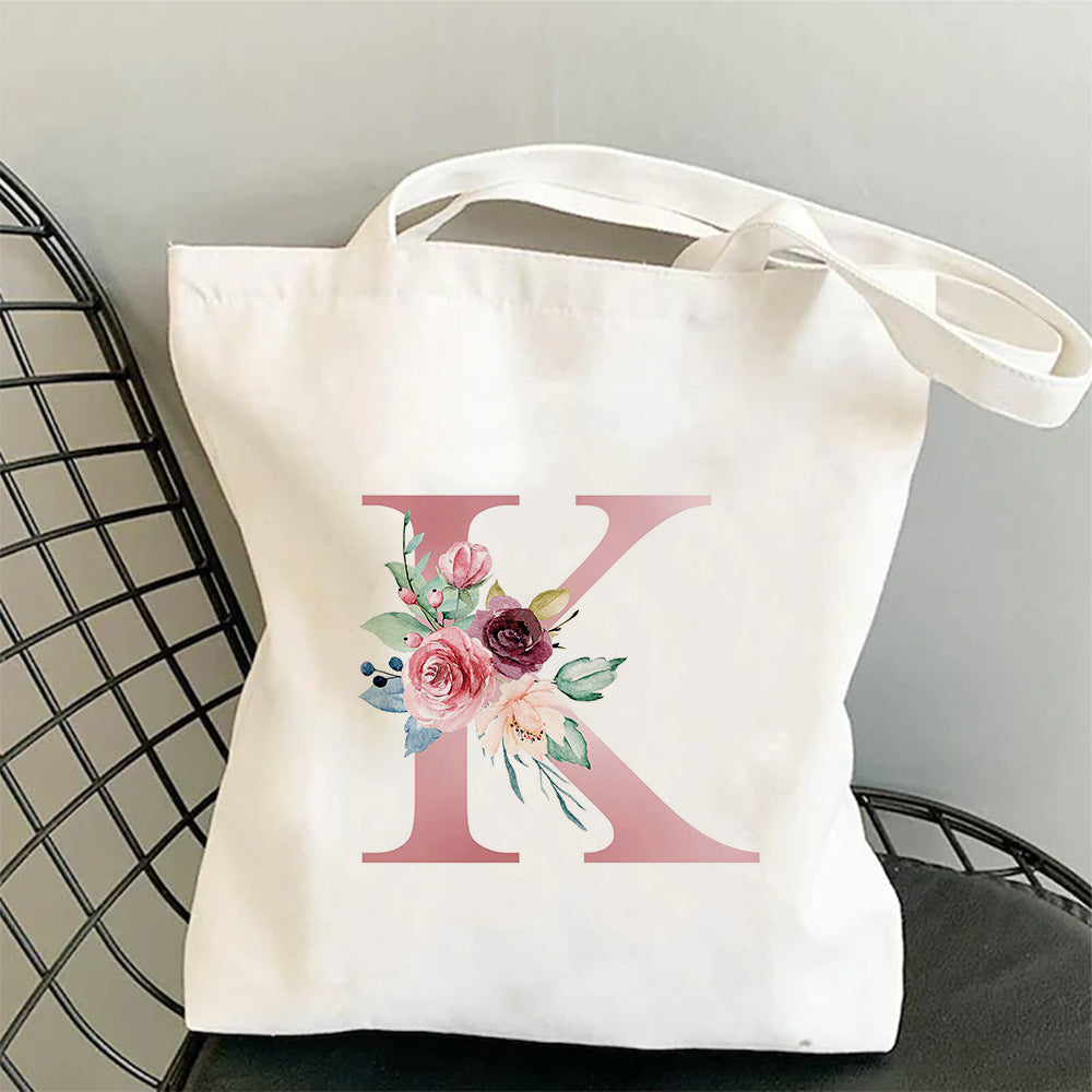 Printed Single Shoulder Folding Shopping Bag