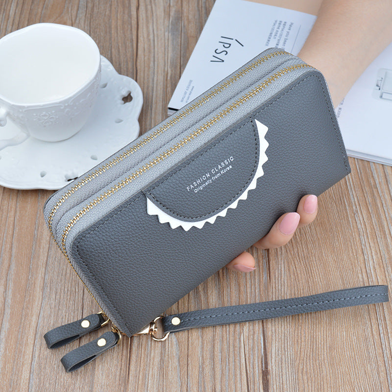 Double zip wallet