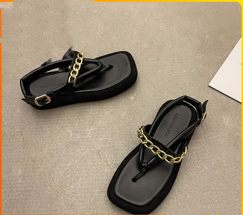 Women's Summer New Style Flat Flip Flops Sandals