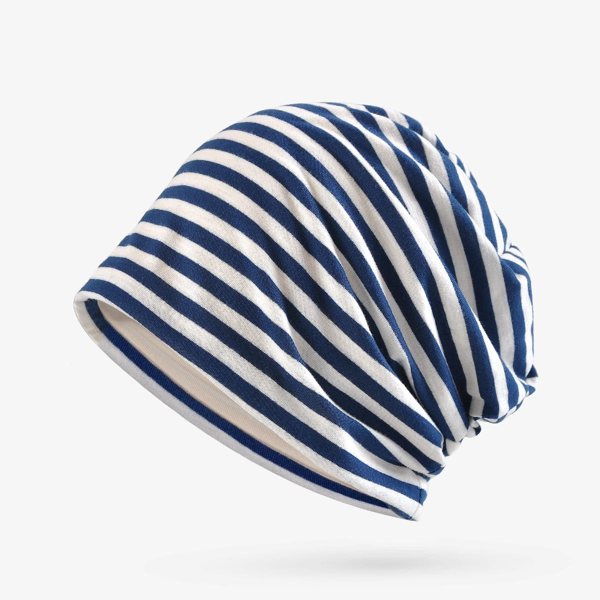 Spring And Summer Thin Cap Sun-proof And Breathable Vintage Stripe All-match Bag Cap