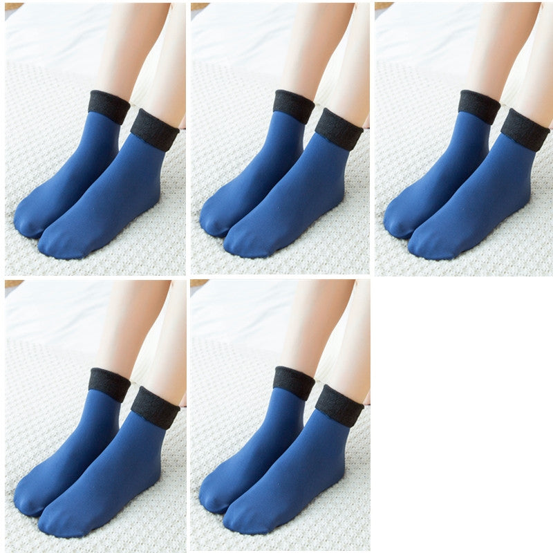 Plus Fleece Socks To Keep Warm Snow Women In Autumn And Winter