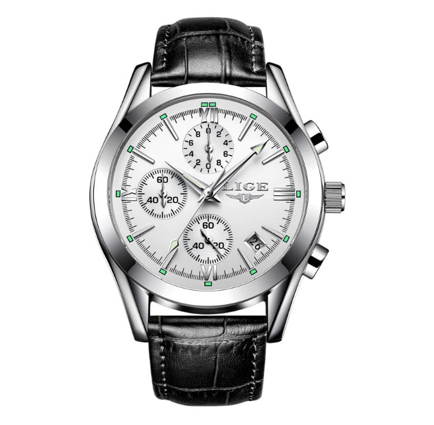 Men's Quartz Multi-function Waterproof Watch