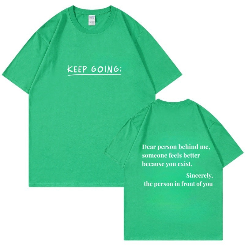Milk Silk Round Neck T-shirt