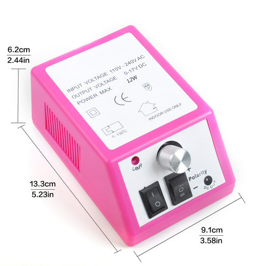 2000 nail polishing machine electric nail polisher set 35000 turn red box light new portable