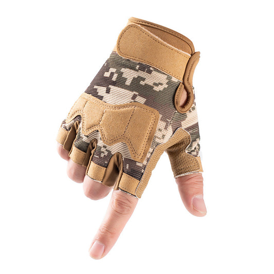Taktiske halvfingerhandsker