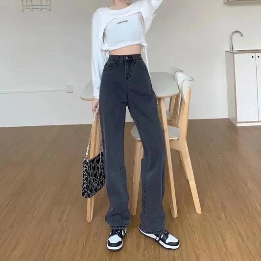 Højtaljede Slimming og Straight Jeans til Damer