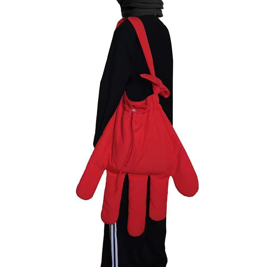 Nylon Tooling Large Gloves Crossbody Bag