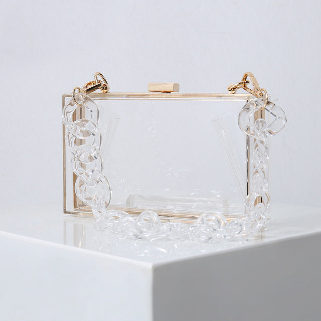 Underarm jelly chain bag