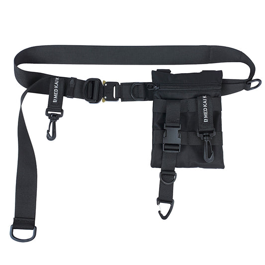 Mobile phone belt bag with belt buckle