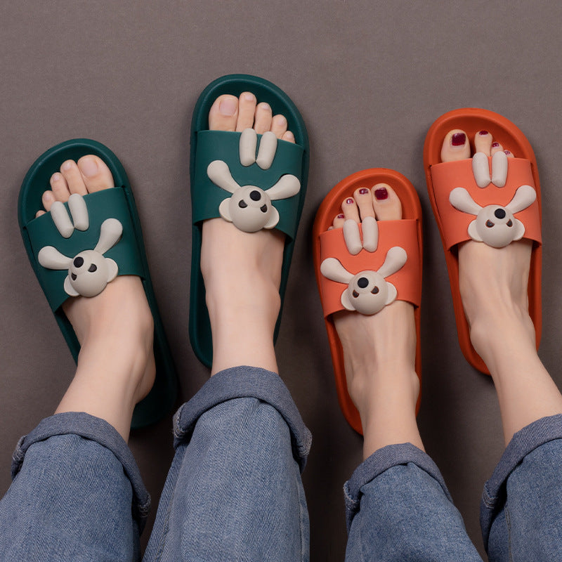 Cartoon Bear Sandals And Slippers Girl Heart Student Couple Sandals Male