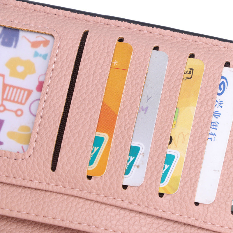 Buckle new ladies wallet multifunction
