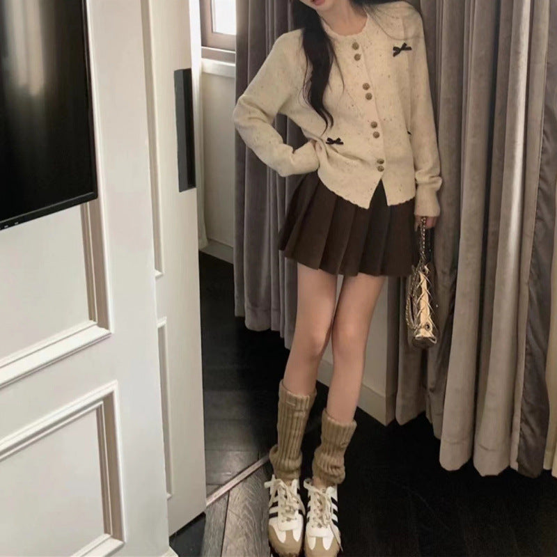 Frakke Kort Niche Ydre Sweater Cardigan Til Kvinder