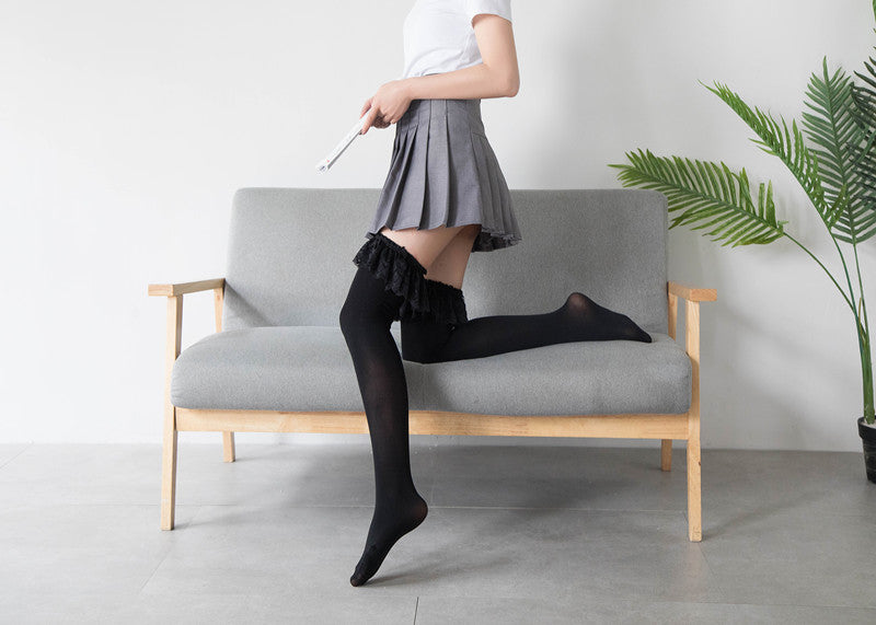 Women's Lolita Velvet Over The Knee Stockings