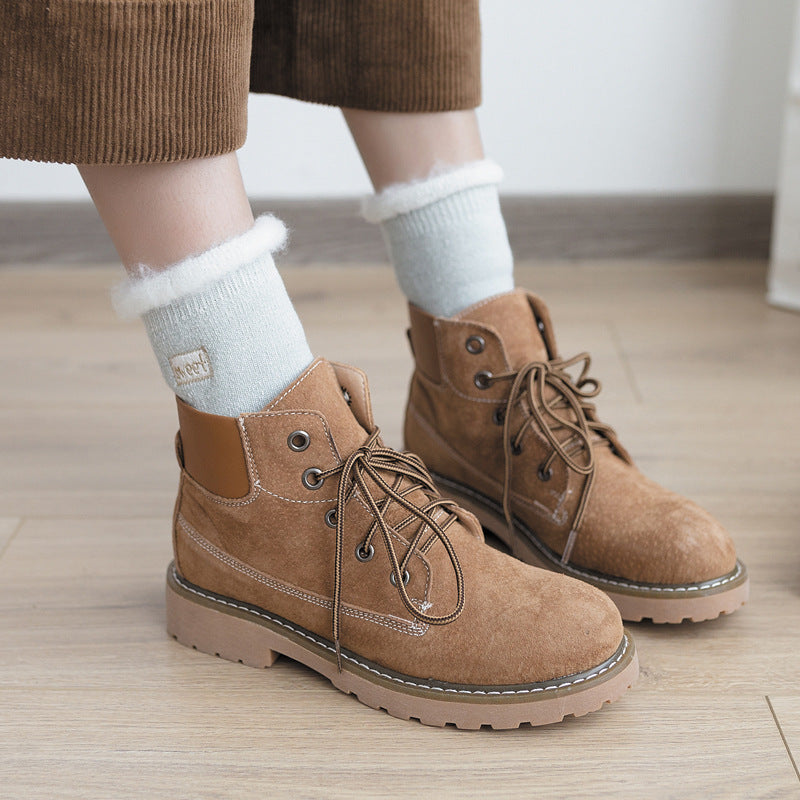 Thickened Warm Brushed Women's Tube Socks