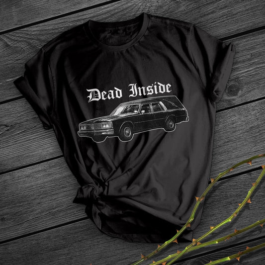 Black Car Print Short Shirt Team Uniform European And American Fabrics