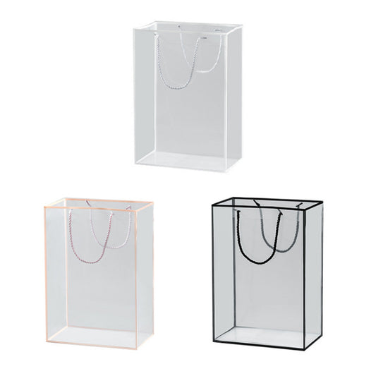 Border Handbag Transparent Hand Carrying Flower Bag