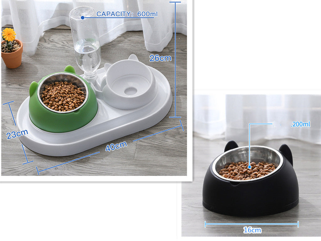 Cat Bowl Dog Bowl Food Bowl To Protect The Cervical Spine Stainless Steel Dog Bowl