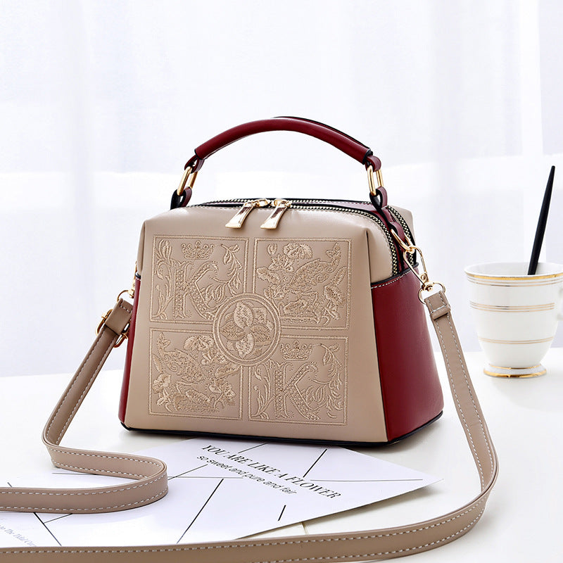 Dame Skuldertaske Crossbody Broderi