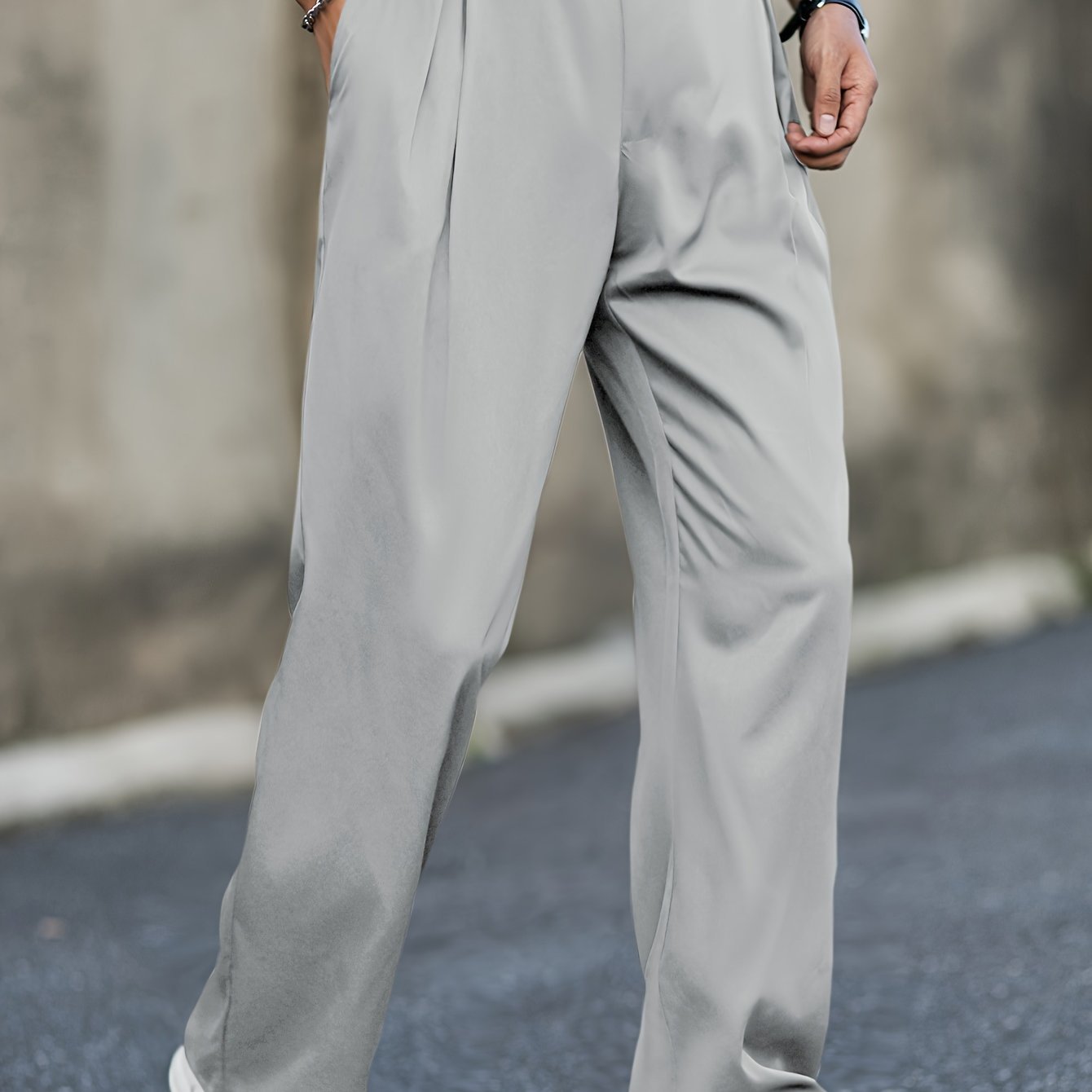 Men's Trousers  Loose Casual Wide Waist