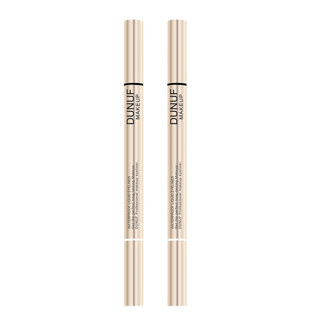 Simple And Smudge-free Long-lasting Double-ended Eyeliner