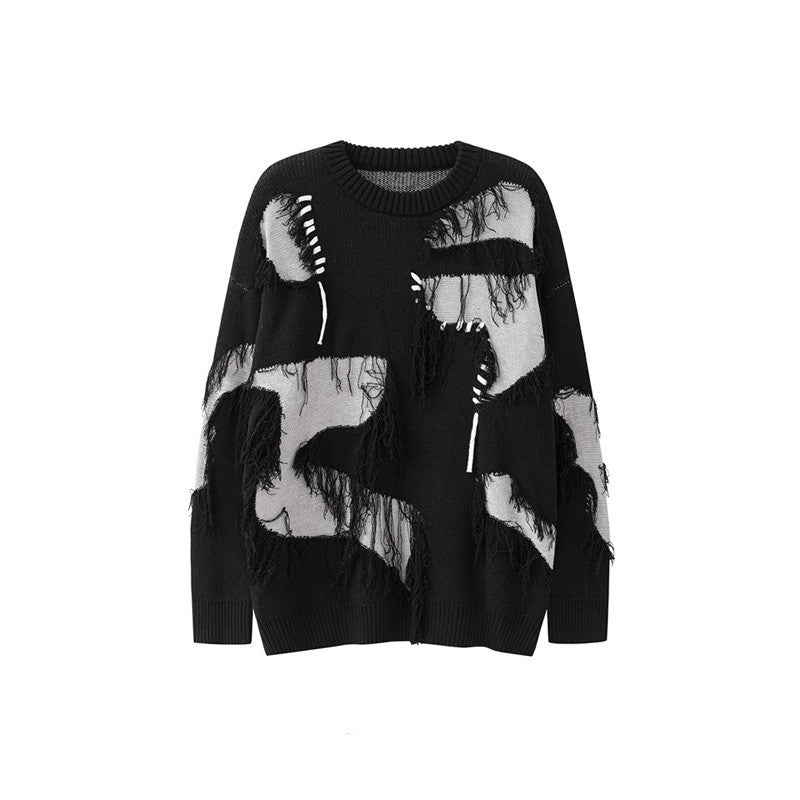 Original Retro Dark Lazy Sweater Knitted