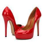 Anti-string Crossbody Plus Size Women's Low-cut High Heel Pumps