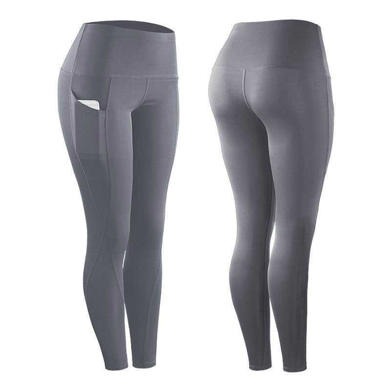 Hip-lifting Bottom Stitching Cross-over Women's Yoga Pants