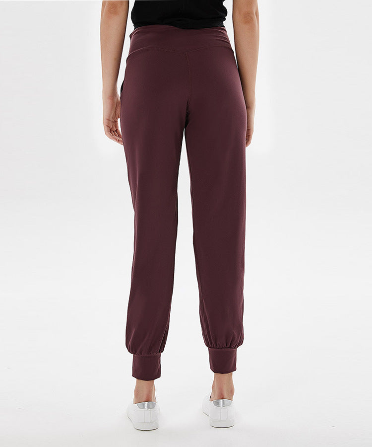 Loose Pocket Yoga Cropped Pants