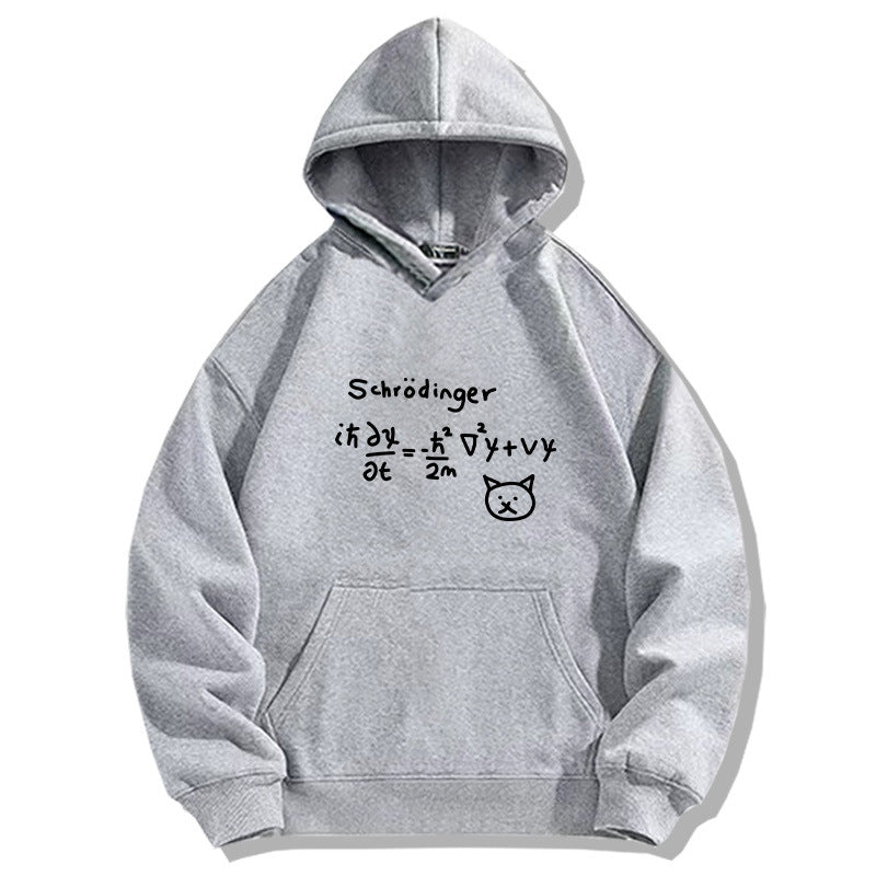 Schrodinger's Cat Hooded Pullover In Summer