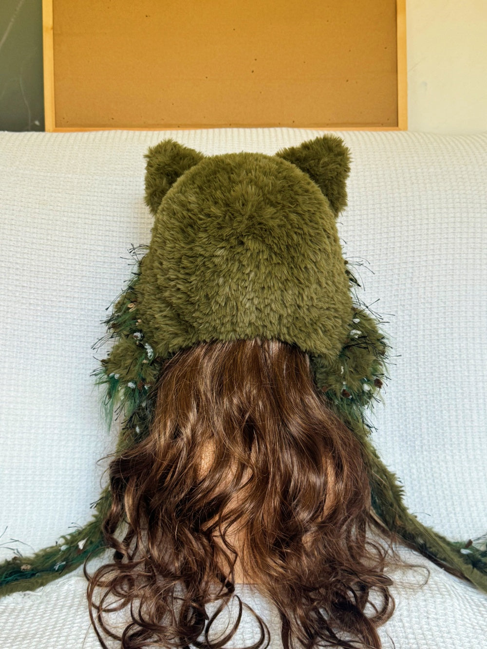 Women's Creative Versatile Cat Plush Warm Hat