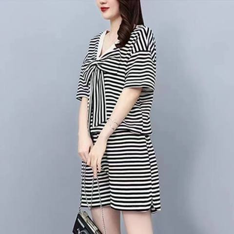 Plus-size Women's Two-piece Pants Set